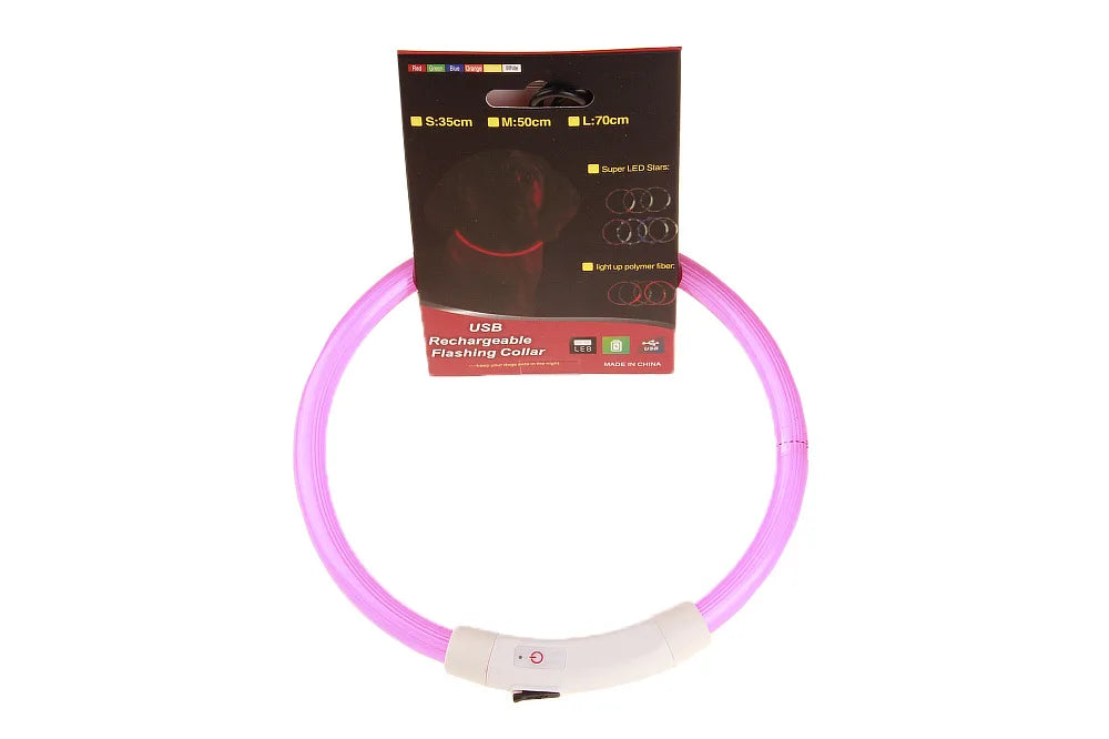 Collar LED Recargable – Reflectante e Impermeable