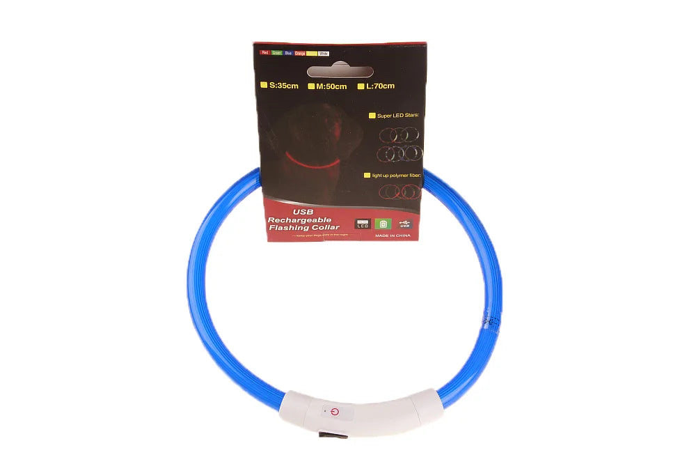 Collar LED Recargable – Reflectante e Impermeable