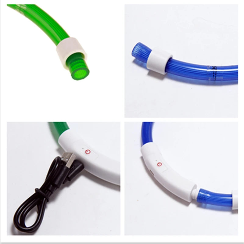 Collar LED Recargable – Reflectante e Impermeable