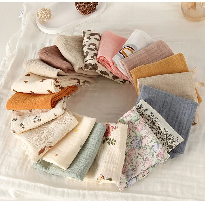 Pack 5 Muselinas Bambú Orgánico