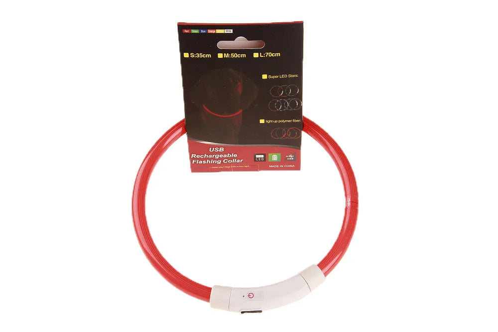 Collar LED Recargable – Reflectante e Impermeable