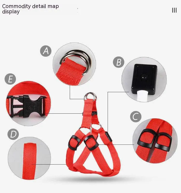 Arnés LED Perro Antitirones