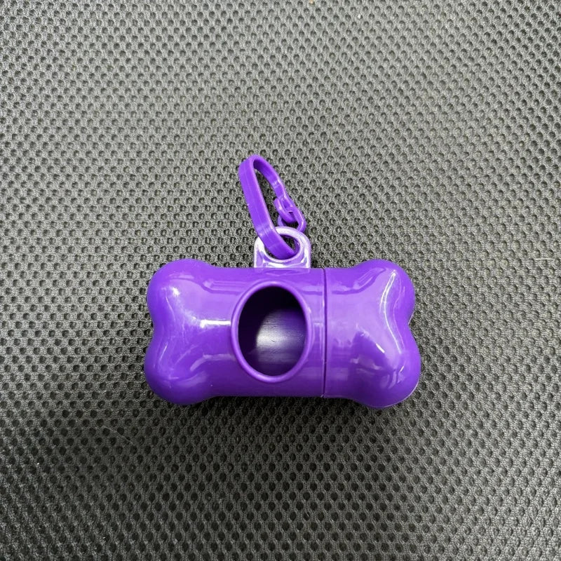 Portabolsas Huesito Negro + 15 Bolsas Incluidas